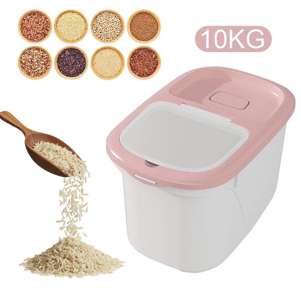 Please COD 1.9L Grains Plastic Food Storage Containers Flour Rice Snack ...