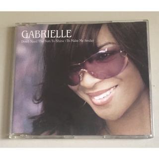 ซีดีซิงเกิ้ล มือ 2 สภาพดี...250 บาท “Gabrielle” ซิงเกิ้ล "Dont Need the Sun to Shine (to Make Me Smile)"Made in EU