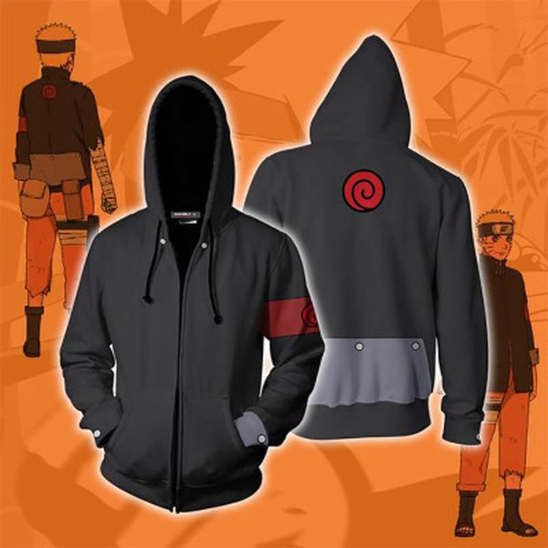 unisex 3 d เสื้อกันหนาวแบบมีฮู้ดพิมพ์ลาย naruto hatake kakaluckyshi