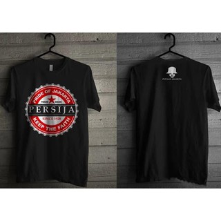 Combed เสื้อยืดแขนสั้นพิมพ์ลาย 30s Distro Pride Of Jakarta Persija Keep The Faith!!! สําหรับผู้ชาย