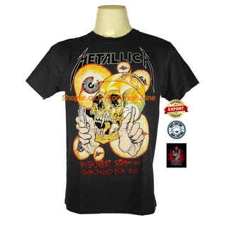 เสื้อวง Metallica เสื้อไซส์ยุโรป เมทัลลิกา PTA1678 เสื้อวินเทจ ลายอมตะ