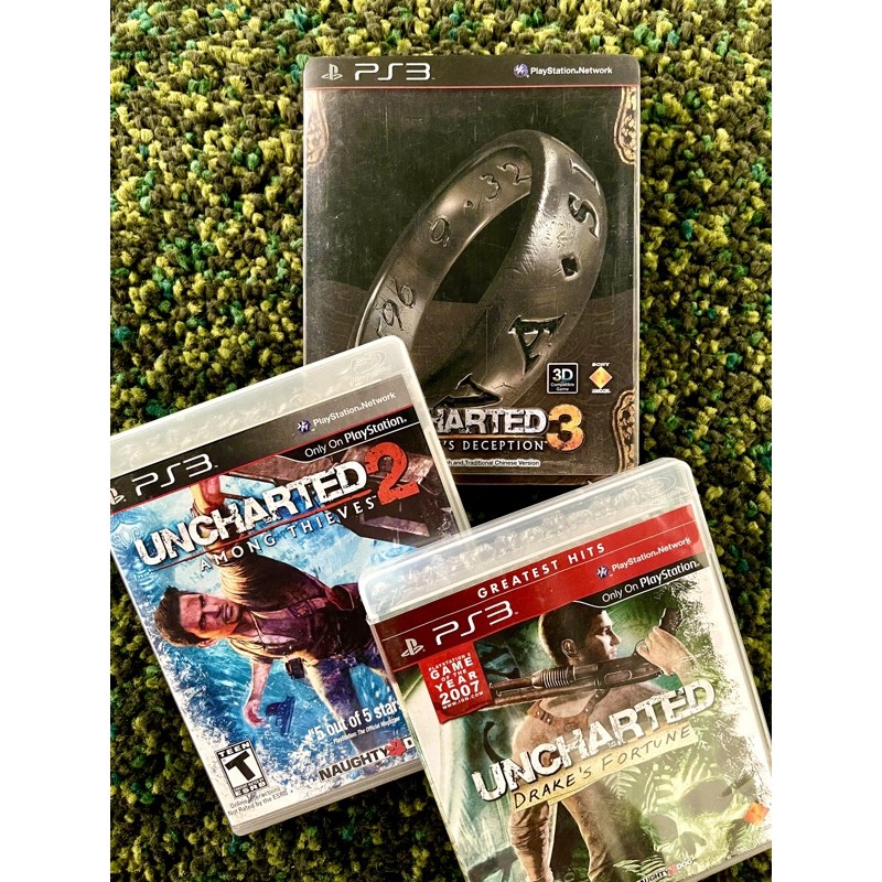 แผ่นเกม ps3 มือสอง / Uncharted รวม 3 ภาค (Collection)