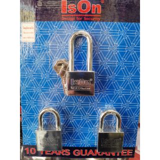 กุญแจ ISON ระบบคีย์อะไลค์ 40mm 3ตัว/ชุด