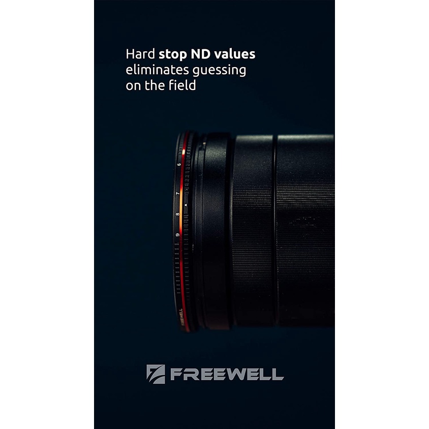 FREEWELL VARIABLE ND Filter (2-5 Stop / 6-9 Stop) สินค้าประกันศูนย์ไทย (FW-VND)
