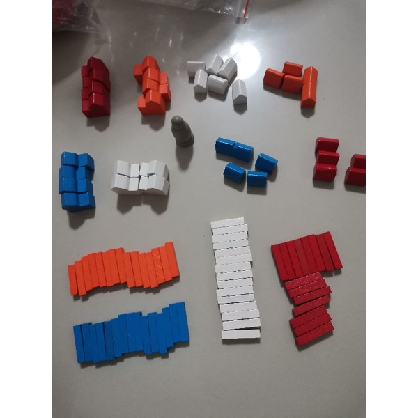 Token บ้าน​ เมือง​ ถนน​ catan​ คน​ เหรียญ ไม้​ อุปกรณ์​เสริม บอร์ดเกมส์