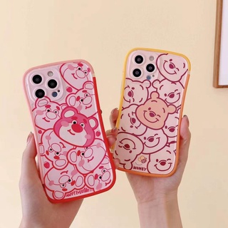 เคสป้องกันโทรศัพท์มือถือ ลายการ์ตูนหมีพูห์ กันกระแทก สําหรับ iPhone13 12 11 Pro MAX Xs XR