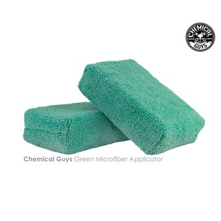 Chemical Guys Green Microfiber Applicators (แพค 2 ชิ้น)