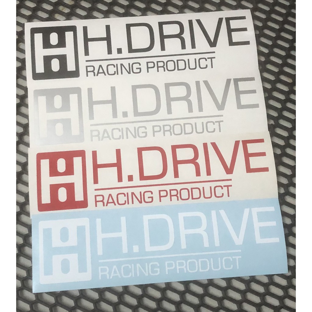 สติกเกอร์ไดคัท H.DRIVE ไม่สะท้อนแสง สติกเกอร์แต่งรถ สติกเกอร์ Oracal