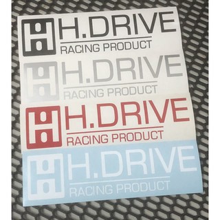 สติกเกอร์ไดคัท H.DRIVE ไม่สะท้อนแสง  สติกเกอร์แต่งรถ สติกเกอร์ Oracal