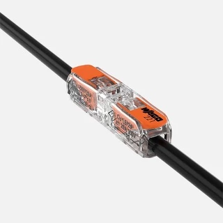 WAGO อุปกรณ์เชื่อมสายไฟ Inline Splicing Connector with lever ของแท้ 100% (221-2411 / แพค 60ชิ้น)