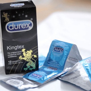 [กล่องใหญ่] Durex Kingtex 49mm กล่อง 12 ชิ้น