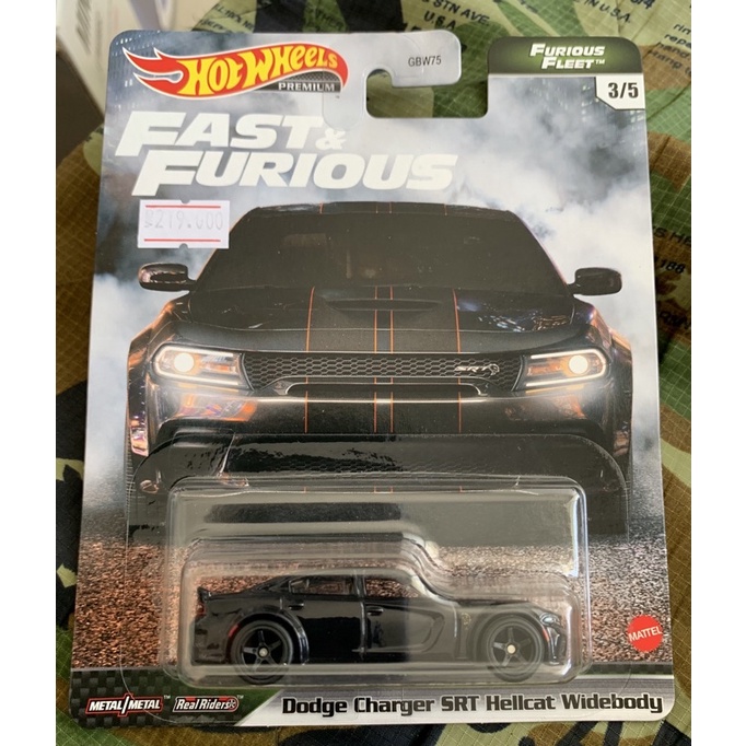 Hot Wheels Premium Dodge Charger SRT Hellcat Widebody Fast และ Furious 9