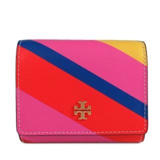 TORY BURCH Multi Stripes Tri Fold Wallet 78640