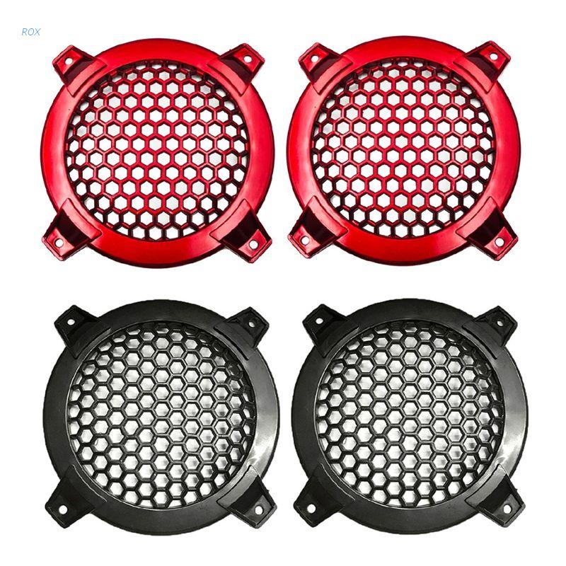1Pair 4Inch  Speakers Protective Cover for Case Tweeter Speaker Grill Mesh