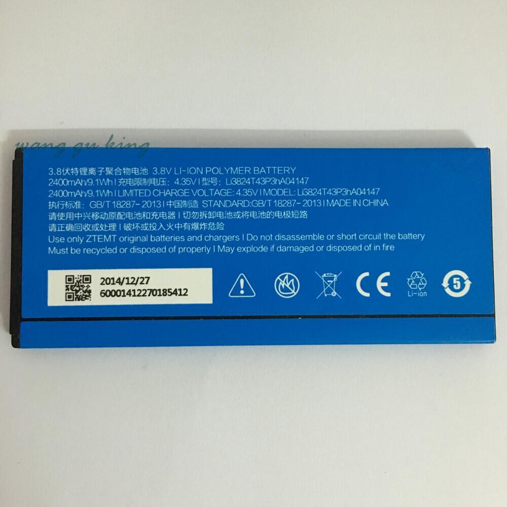 แบตเตอรี่ Li3824T43P3hA04147 สำหรับ ZTE Blade HN V993W V5 V5S N918ST U9180 V9180 N9180 Red Bull 3.8V