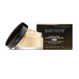 Laura Mercier Translucent Loose Setting Powder Glow, Translucent, Honey 29g ลอร่า แป้งฝุ่นเนื้อโปร่ง (ไม่มีพัฟ) ผลิตปี20