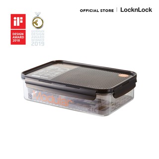 LocknLock กล่องถนอมอาหารโมดูลาร์ Bisfree Modular ความจุ 2100 ml. รุ่น LBF406