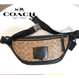 กระเป๋า Coach แท้ F40345 กระเป๋าคาดเอวผู้ชาย / crossbody bag / กระเป๋าคาดอก / กระเป๋าหน้าอก