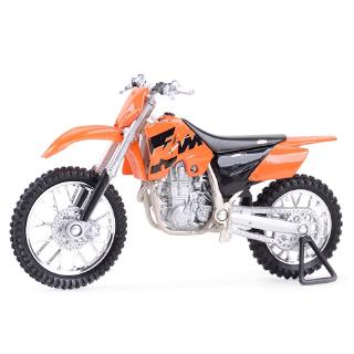 Welly 1:18 KTM 450 SX Racing รถหล่อแบบคงที่โมเดลรถจักรยานยนต์ของเล่นงานอดิเรกของสะสม