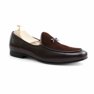 BROWN STONE GHENT BELGIAN LOAFERS MOCCA BROWN