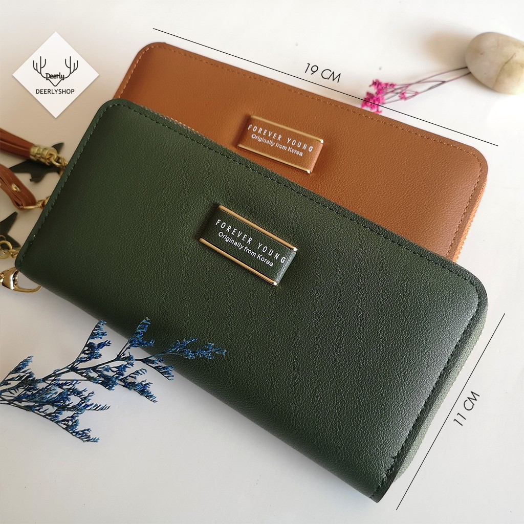 Korea Original💜  กระเป๋าสตางค์ใบยาว Forever young คลาสสิก ออริจินัล!