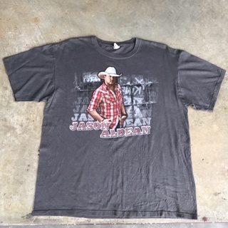 vtg.T-Shirt เสื้อวง JASON ALDEAN MY KINDA PARTY LIVE 2011 MADE IN NICARAGUA Sz.XL 100% COTTON