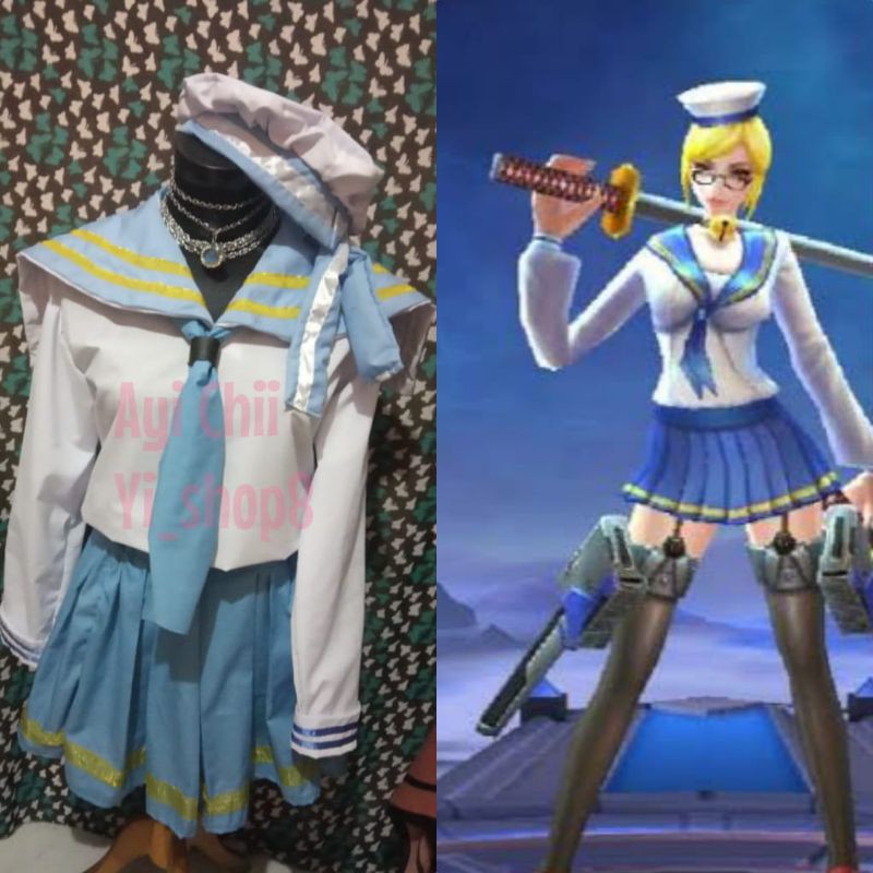 Fanny Mobile Legend Campus Youth Version/เครื่องแต่งกายคอสเพลย์/MLBB