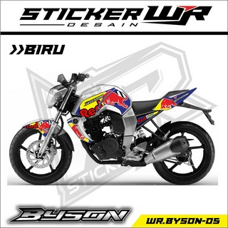 Byson Striping Sticker - Yamaha สติกเกอร์ติดรถจักรยานยนต์ List Variation BYSON New Automotive REDBULL Racing 05