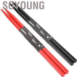 Soyoung 1 Pair 5A Drum Sticks Maple Wood Drumsticks Instruments Accessories