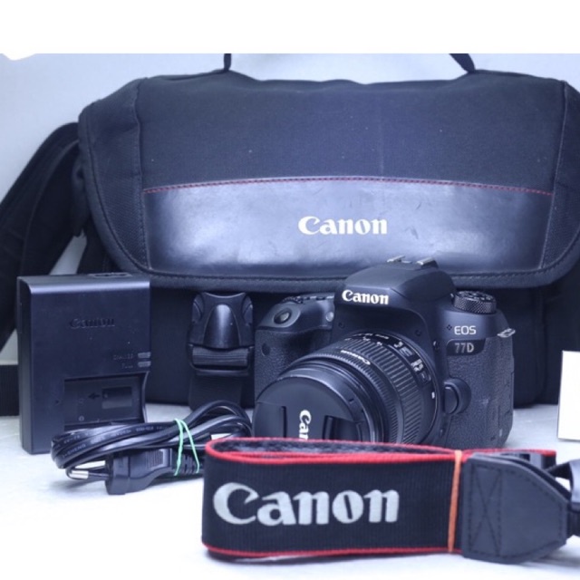 Canon 77D+18-55mm is STM พร้อมใช้งาน(มือสอง)