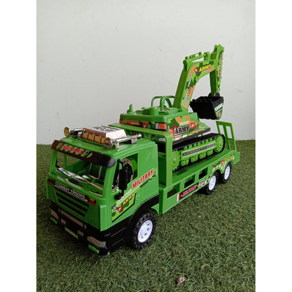 CONSTRUCTION CONVOY รถเทลเล่อ ทุกแม็คโครรถบรรทุกรถแมคโครก่อสร้าง สีสันสดใส สร้างจินตนาการ no.6805 คละสี