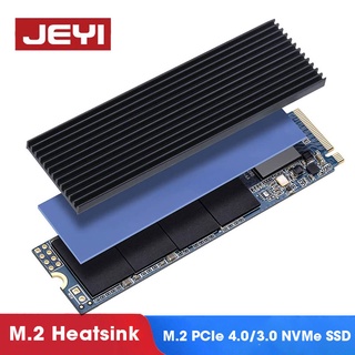 Jeyi M.2 SSD NVMe ฮีตซิงก์โซลิดสเตท M2 2280 อลูมิเนียมฮีตซิงก์ พร้อมแผ่นซิลิโคนความร้อน PS5 สําหรับคอมพิวเตอร์ตั้งโต๊ะ