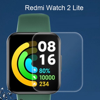 ฟิล์มกันรอยหน้าปัดนาฬิกาข้อมือ แบบไฮโดรเจลนิ่ม ป้องกันเต็มรูปแบบ สำหรับ Xiaomi Redmi Watch 2 Lite Xiaomi Mi Watch Lite