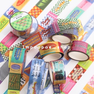 🌷พรีออเดอร์🌷♥ Exceptionally Sunny Series Masking Tape
