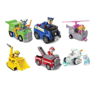 Paw Patrol ของเล่น ฟิกเกอร์ ยานพาหนะ คู่กาย Basic Vehicles