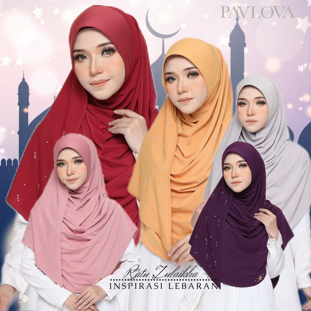 SHAWL RATU ZULAIKHA IRONLESS คุณภาพระดับพรีเมียม,BELI 2 ฟรี 1🧁PAVLOVA SCARF🧁