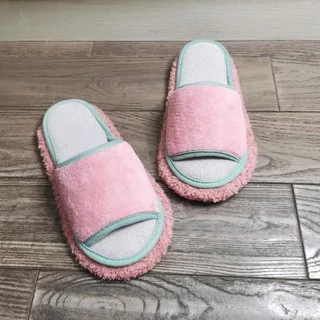🎁พร้อมส่ง🇹🇭ในไทย🩴ขนสั้น #รองเท้าใส่ในบ้าน #รองเท้าดักฝุ่น #รองเท้าถูบ้าน
