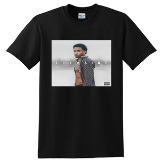 T-shirt  เสื้อยืดผ้าฝ้าย 100% พิมพ์ลาย Trey Songz Tremaine The Album Vinyl Cd ใส่สบายS-5XL