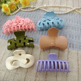 กิ๊ฟหนีบผม สีพาสเทล ขนาดใหญ่