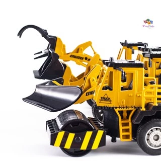 ProudNada Toys ของเล่นเด็ก โมเดล รถแม็คโคร TRUCK SET ENGINEERING NO.1709-1711