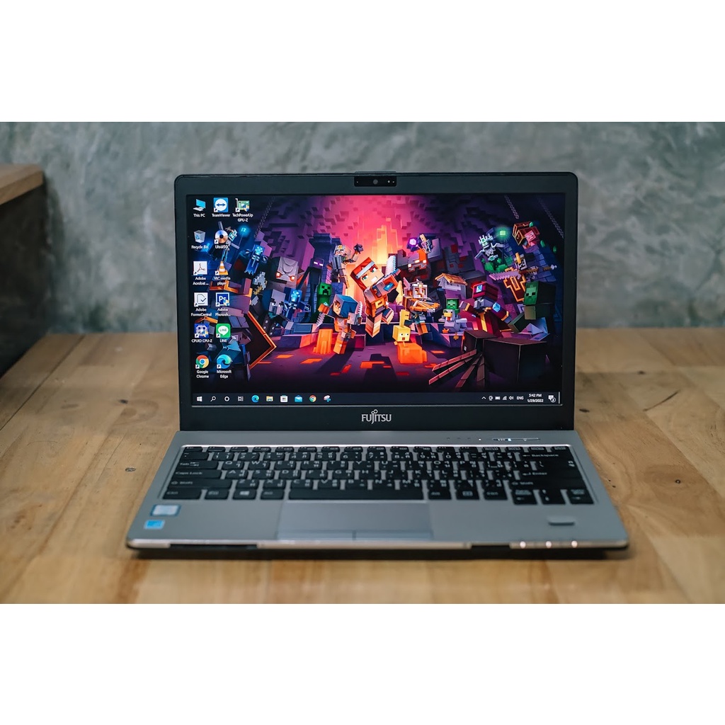 (ผ่อน 0%) โน้ตบุ๊คมือสอง โน้ตบุ๊คทำงาน NOTEBOOK FUJITSU LIFEBOOK S936 i5-Gen6 Ram 4gb HDD 500gb จอ 1