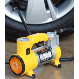 เครื่องสูบลมไฟฟ้า สูบลมไฟฟ้า สูบลมพกพา สำหรับใช้ในรถยนต์ Air Compressor