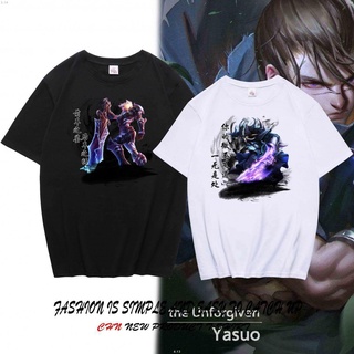 【ผ้าฝ้ายแท้】เสื้อยืดแขนสั้นลําลอง พิมพ์ลาย League of Legends the Heir of the Dragon Asso แฟชั่นฤดูร้อน สําหรับผู้ชาย