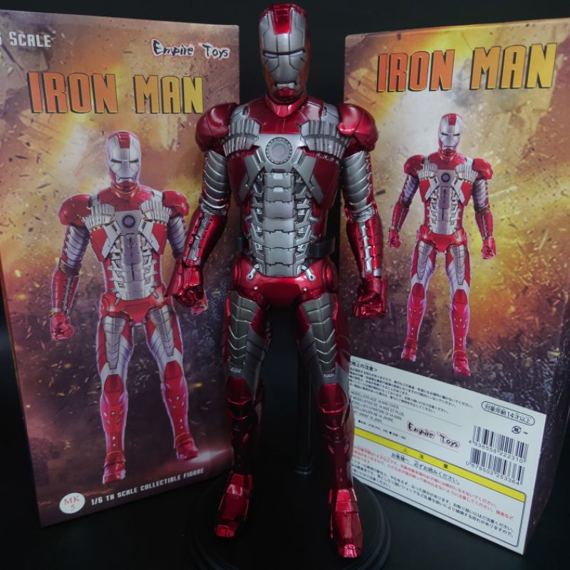 พร้อมส่ง💥 โมเดล IronMan Mark 5 ขนาด 1/6 หรือ 30 Cm งาน Empire Toys ตัวใหญ่ สวยมากๆ ราคาถูก