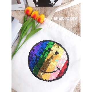 Dewishes ❤️Rainbow Bag กระเป๋าผ้า ปักลาย