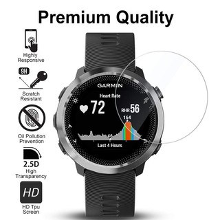 ฟิล์มกระจกนิรภัยกันรอยหน้าจอนาฬิกา สำหรับ Garmin Forerunner 645