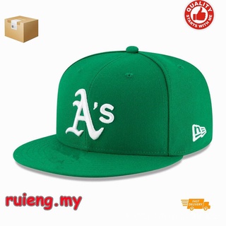 มาใหม่ หมวกแก๊ป MLB Oakland Athletics Snapback สไตล์ฮิปฮอป พร้อมสายคล้องปรับได้ สําหรับผู้ชาย และผู้หญิง PFvQ