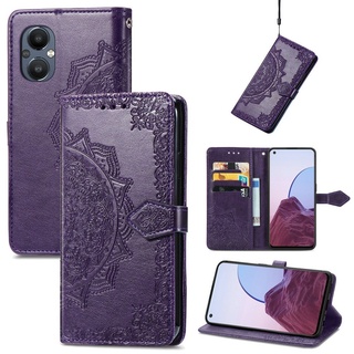 เคสโทรศัพท์หนัง PU แข็ง ฝาพับ กันกระแทก ลายผีเสื้อ พร้อมช่องใส่บัตร สําหรับ Oppo Reno 7Z 7 Pro 7Pro Reno7 A96 A76 A36 A16 A54S A57 2022