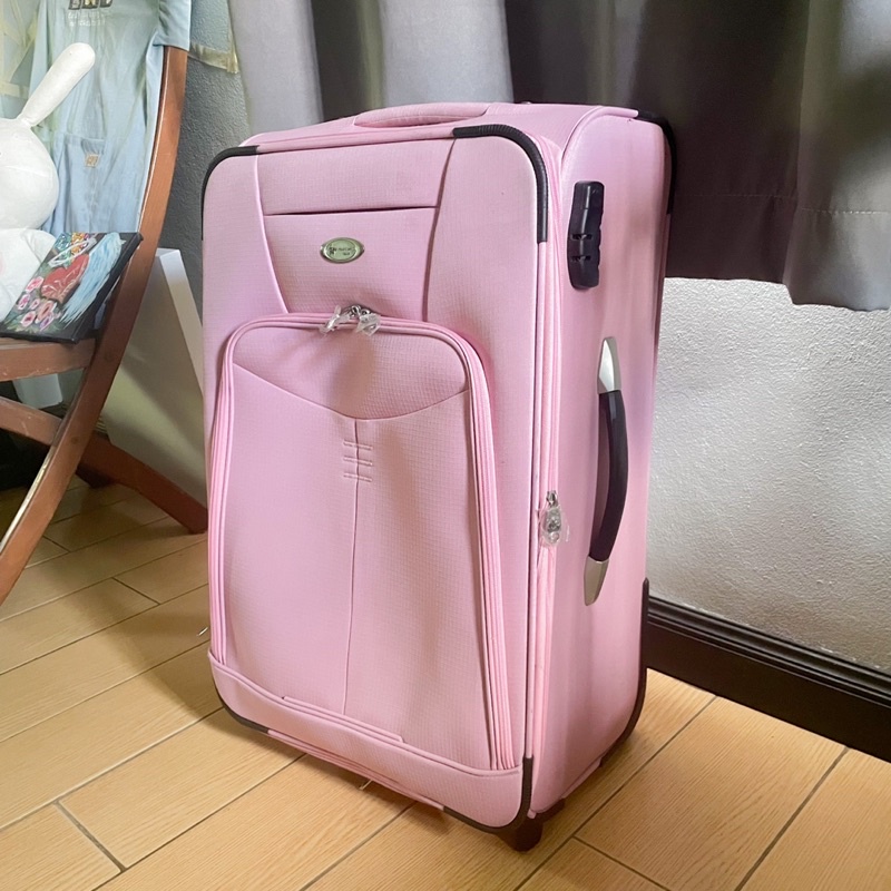 กระเป๋าเดินทาง POLO 28 นิ้ว สีชมพู (ซื้อมาเก็บ ไม่เคยใช้)