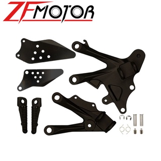 Motorcycle Front Foot Pegs Footrest Brackets Rest For Kawasaki ZX10R ZX-10R 2006 2007 2008 2009 2010